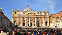 Basílica de San Pedro, Roma, donde se anuncia del nuevo papa
